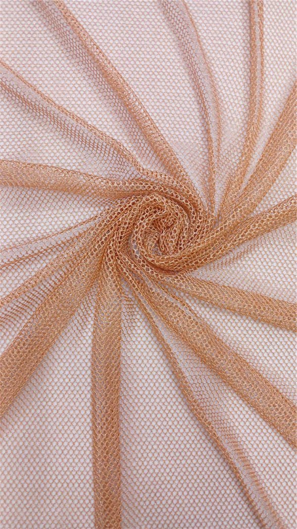 Malla con hilo brillante plateado - Imagen 5