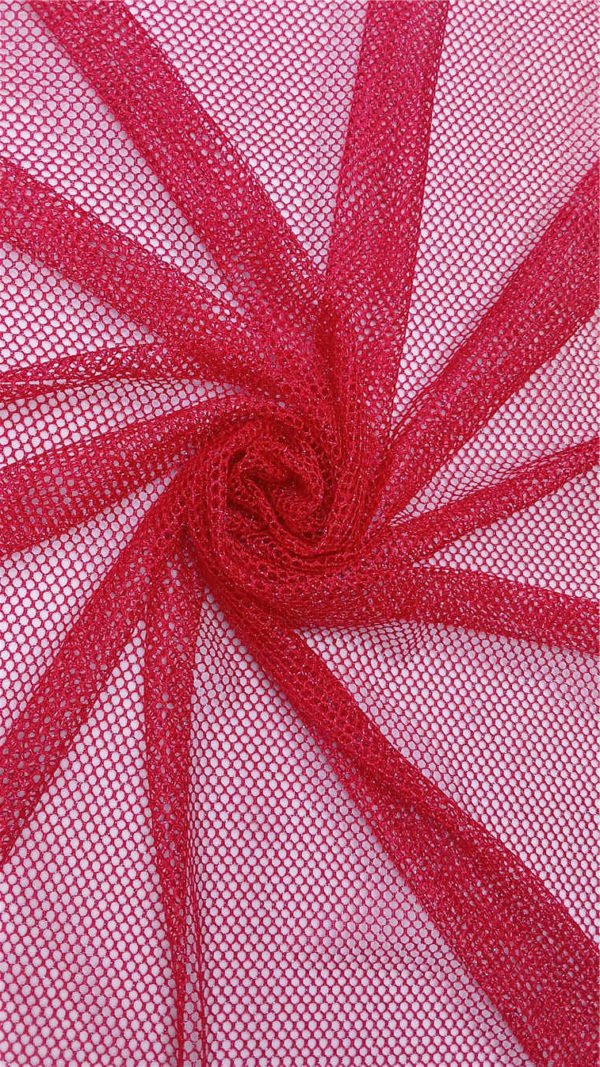 Malla con hilo brillante plateado - Imagen 7